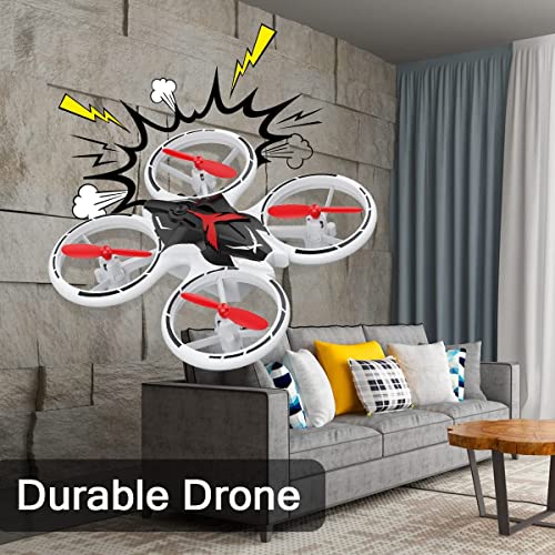NXONE Drone for Kids and Beginners Mini RC Helicopter Quadcopter Drone with LED Lights, Altitude Hold, Headless Mode, 3D Flips, One Key Take Off/Landing and Extra Batteries, Kids Drone Toys Gifts for Boys and Girls with Remote Control from Shantou Flying 