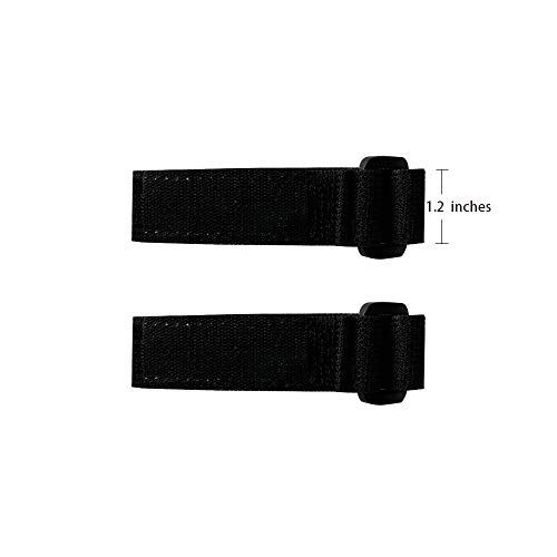 Adaptive Aid Elastic Utensil Cuff Holder Strap 2 Pieces Adjustable Eating Assistance Hand Strips for Kids and Elderly Tremor Patients with Limited Mobility â Black (1.2 inches) from 