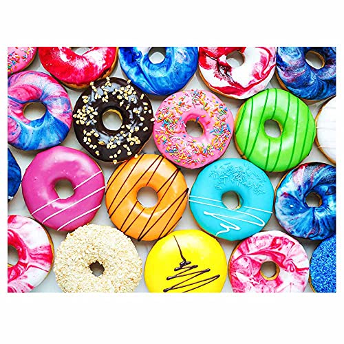 500 Pieces Jigsaw Puzzles Donuts for Adults and Teens and Kids Family Happy Gift Idea New by fishwisdom