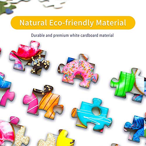500 Pieces Jigsaw Puzzles Donuts for Adults and Teens and Kids Family Happy Gift Idea New by fishwisdom