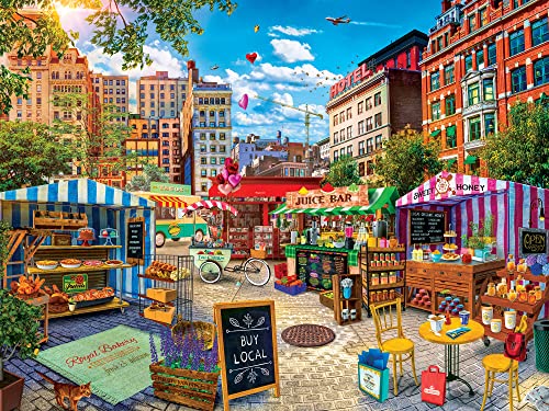 MasterPieces Farmer's Market 750 Puzzles Collection - Buy Local Honey 750 Piece Jigsaw Puzzle from MasterPieces Puzzle Company