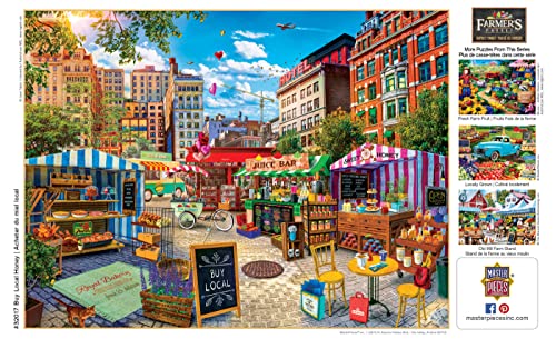 MasterPieces Farmer's Market 750 Puzzles Collection - Buy Local Honey 750 Piece Jigsaw Puzzle from MasterPieces Puzzle Company