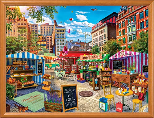 MasterPieces Farmer's Market 750 Puzzles Collection - Buy Local Honey 750 Piece Jigsaw Puzzle from MasterPieces Puzzle Company