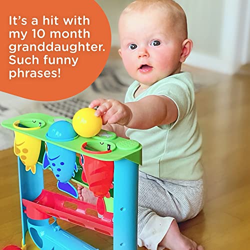 Move2Play, Feed The Fish, Interactive Toddler & Baby Toy, One Year Old Birthday Gift for Boys and Girls from Move2Play