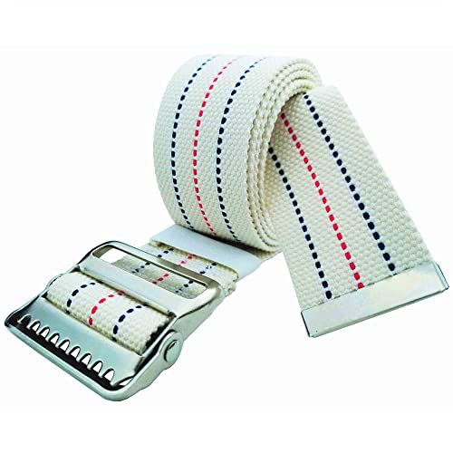 LAMBOX Walking Gait Belt 72 inch,Transfer and Standing Assist Aid with Metal Buckle for Seniors,Elderly,Caregiver,Occupational and Physical Therapy (Beige) from BESTPACK