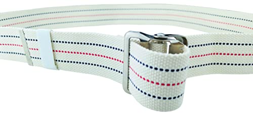 LAMBOX Walking Gait Belt 72 inch,Transfer and Standing Assist Aid with Metal Buckle for Seniors,Elderly,Caregiver,Occupational and Physical Therapy (Beige) from BESTPACK