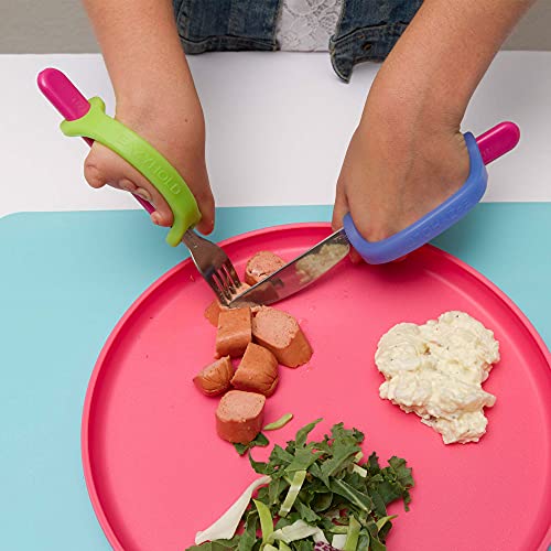 EazyHold Green Silicone Grip Mobility Aid, Universal Cuff Adaptive Equipment for OC and Physical Therapy, Cerebral Palsy, Special Needs, Arthritis, Parkinsons, ALS, Easy Hold Device 2-Pack 4.5" from EazyHold