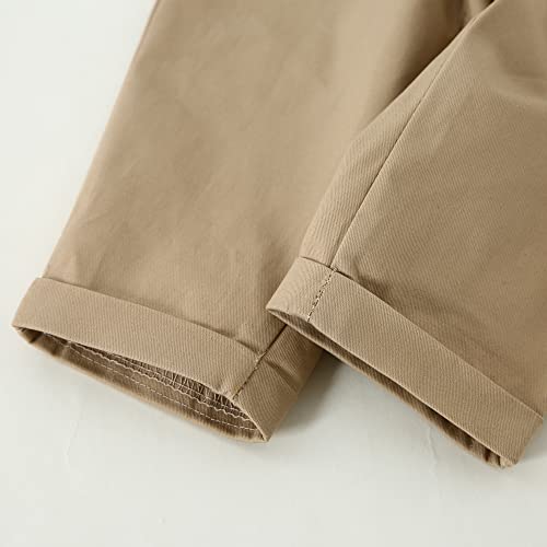 ZOEREA Baby Boy Clothes Infant Tuxedo Long Sleeve Gentleman Outfits + Suspender Pants + Bowtie + Beret Hat Baby Boy Suit Set by 