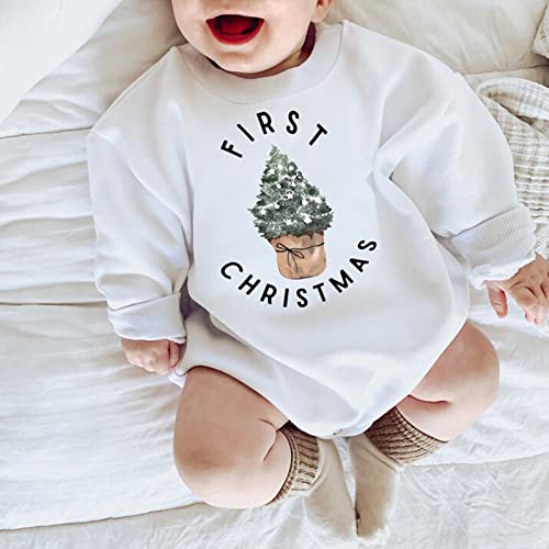 Baby Boy Clothes Christmas Pattern Sweatshirt Romper Infant Girl Winter Pullover Activewear Newborn 3 6 12 18 Months from 