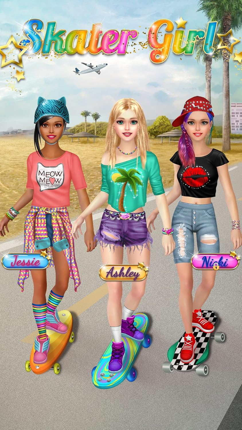 Skater Girl Makeover - Spa, Makeup and Dress Up Salon Game from Peachy Games LLC