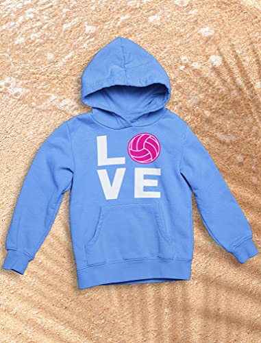 Love Volleyball Gifts Hoodies for Teen Girls Women Fans Sweatshirts Hoodie Large California Blue from 
