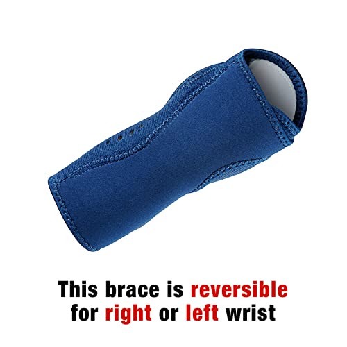 ACE Night Wrist Sleep Support, Adjustable, Blue, Helps Provide Relief from Symptoms of Carpal Tunnel Syndrome, and other Wrist Injuries by 3M