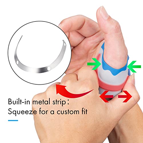 VELPEAU Thumb Support Brace - CMC Joint Stabilizer Orthosis, Spica Splint for Osteoarthritis, Instability, Tendonitis, Arthritis Pain Relief for Women Men, Comfortable, Adjustable (Right Hand, Large) by Shenzhen Weprotex Technology Product Co.,Ltd