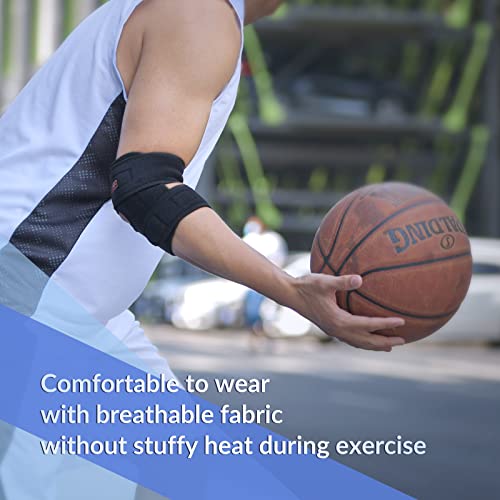 Visenta Elbow Brace Elbow Brace Compression Sleeve for Men & Women, Arm Support Sleeves for Tendonitis, Tennis & Golfers Elbow Treatment, Arthritis, Workout, Weight lifting from 