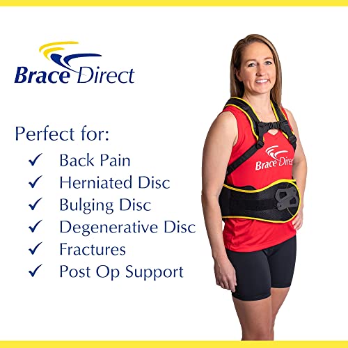 VertebraAlign TLSO II Thoracic Medical Back Brace - For Back Pain Relief, Fractures, Post Op, Injury Recovery, Herniated or Bulging Disc, DDD and Spinal Trauma -Men and Women PDAC L0456 L0457 from Brace Align