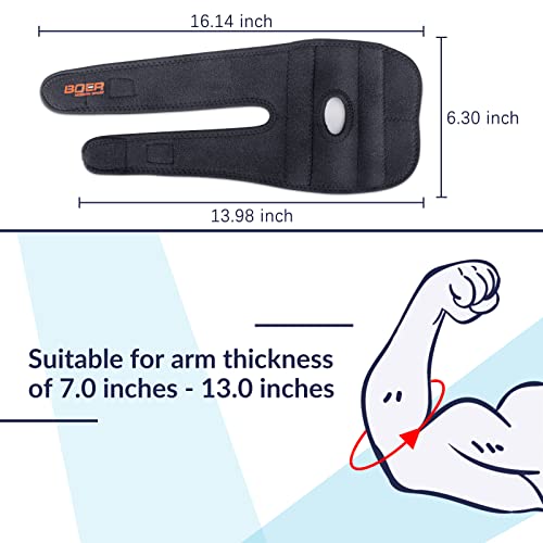 Visenta Elbow Brace Elbow Brace Compression Sleeve for Men & Women, Arm Support Sleeves for Tendonitis, Tennis & Golfers Elbow Treatment, Arthritis, Workout, Weight lifting from 