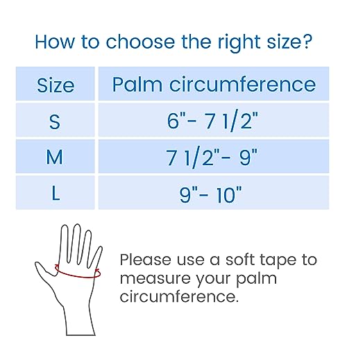 VELPEAU Thumb Support Brace - CMC Joint Stabilizer Orthosis, Spica Splint for Osteoarthritis, Instability, Tendonitis, Arthritis Pain Relief for Women Men, Comfortable, Adjustable (Right Hand, Large) by Shenzhen Weprotex Technology Product Co.,Ltd