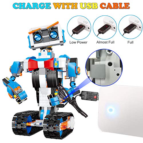 okk STEM Robot Building Block Toys for Kids, Remote and APP Controlled Engineering Science Educational Assembling Learning Kits Intelligent Creative Set for Boys Girls Gift ð®ð¬ð®ð¯ ðªð¥ðð§ððð by GUANGDONG YUXING TECHNOLIGY INDUSTRY CO.,LTD