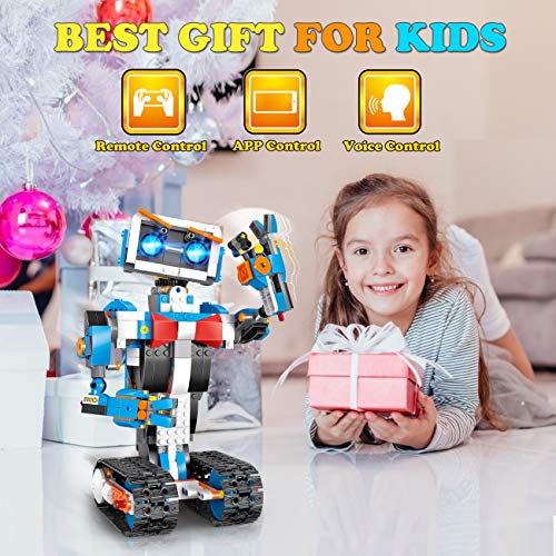 okk STEM Robot Building Block Toys for Kids, Remote and APP Controlled Engineering Science Educational Assembling Learning Kits Intelligent Creative Set for Boys Girls Gift ð®ð¬ð®ð¯ ðªð¥ðð§ððð by GUANGDONG YUXING TECHNOLIGY INDUSTRY CO.,LTD