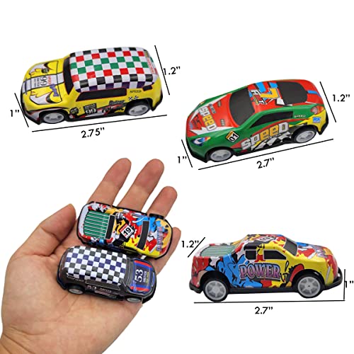 SeeuFun 36 Pack 2.7Inch Pull Back Racing Cars Die cast Race Car Vehicles Play-Set, Friction Powered Vehicles Toys for Boys and Girls Colors Random from SeeuFun
