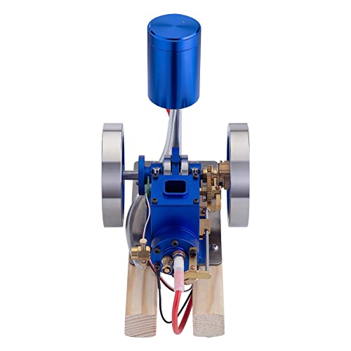 FINER SHOP Engine Model Kit, Hit and Miss Water-Cooled Engine Motor Model, Gasoline Internal Combustion Engine with Base, Educational Toy Electricity Generator R18FNEQYO5OAS5015L08U from FINER SHOP