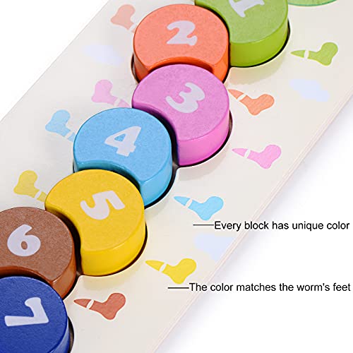 BEESTECH Wooden Lacing Toy, Montessori Toys for Toddlers, 2, 3 Year Olds, Wooden Puzzles, Preschool Activities, Fine Motor Skills Early Educational Toys for 2, 3 Year Old Toddlers, Boys, Girls by BEESTECH