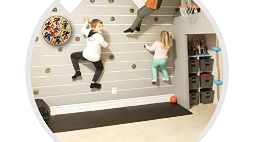 Master Novelty Toys Magnetic Ninja Dartboard Game for Kids-Includes 1 Target Board and 4 Magnetic Ninja Stars-Family Game Night- Suitable for Indoor and Outdoor Use by Master Novelty Toys