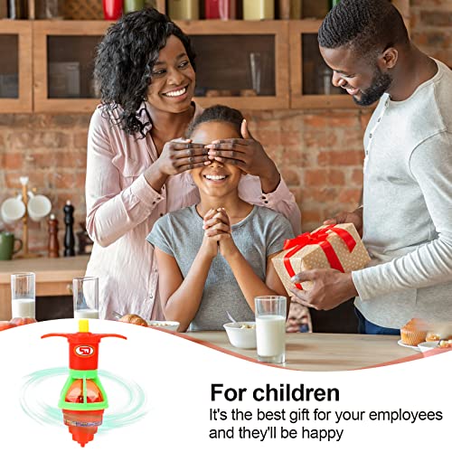 48 Pack Light Up Spinning Tops for Kids, LED Light Up Flashing UFO Spinning Tops with Gyroscope Novelty Bulk Toys Glow in The Dark Party Supplies Birthday Goodie Bag Fillers Stuffers from Xgood