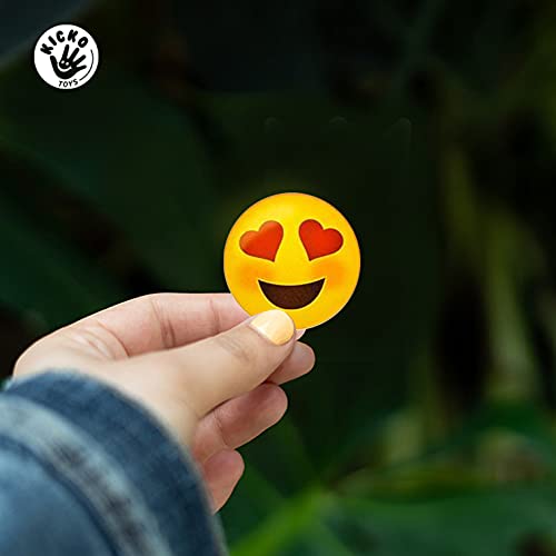 Kicko Emoji Stickers Roll for Kids - 2 Rolls - Assorted Emoticon Sheets - Party Favors, Game Prizes, Novelty Toys, Wall, Creative Scrapbooks, Girly Collections, Personalized Arts and Crafts from KCO Brands