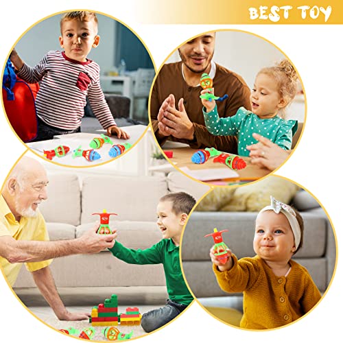 48 Pack Light Up Spinning Tops for Kids, LED Light Up Flashing UFO Spinning Tops with Gyroscope Novelty Bulk Toys Glow in The Dark Party Supplies Birthday Goodie Bag Fillers Stuffers from Xgood