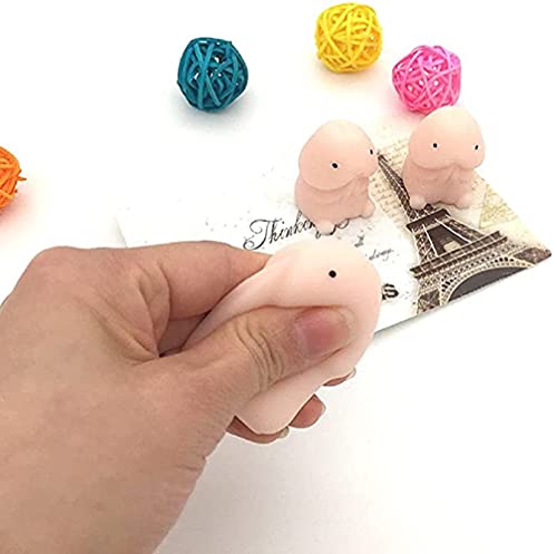 GUAGLL 10Pcs Mini Soft Squeeze Toys Stress Relief Toys Novelty Squishy Squeeze Toys Ornament by Keilis