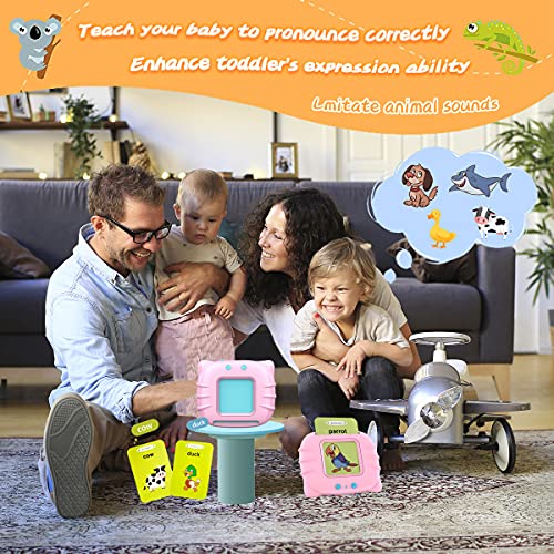 SATXTREM Educational Toys for 2 3 4 5 Year Old Kids Toddler Flash Cards, Preschool Learning Resource Electronic Interactive Toy Gifts for 2-7 Year Old Boys Girls Toddler Learning Toys Age 2-4 from SATXTREM