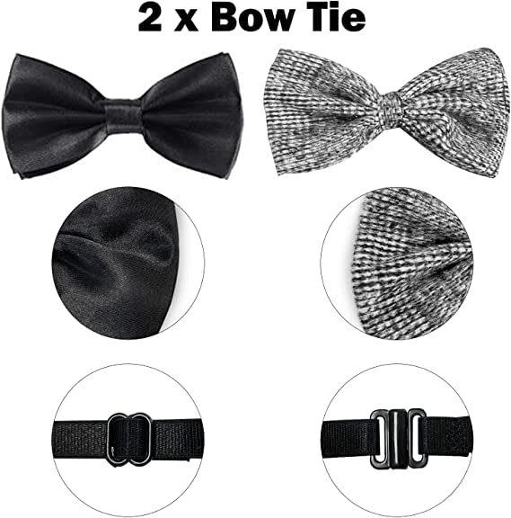 ATTBEA Old Man Costume for Kids 100 Days of School Costume for Boys with Old Man Hat, Old Person Glasses, Costume Cane Grandpa Vest from 