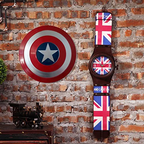 12 inch Captain America Shield Kids Superhero Prop Role Play Toy for Kids Boys Party Cosplay Red, from 
