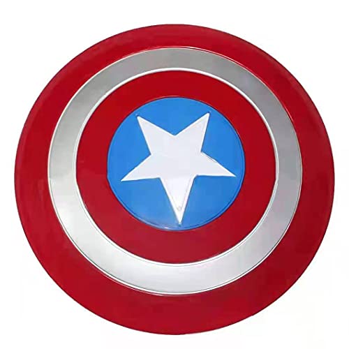 12 inch Captain America Shield Kids Superhero Prop Role Play Toy for Kids Boys Party Cosplay Red, from 