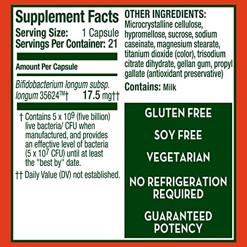 Align Probiotic Extra Strength, #1 Doctor Recommended Brand, 5X more good bacteria to Help support a healthy digestive system, 42 Capsules from Procter & Gamble - HABA Hub