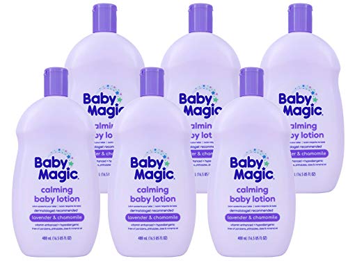 Baby Magic Calming Lotion 16.5oz, Lavender & Chamomile, 6 Count from AmazonUs/NABU7