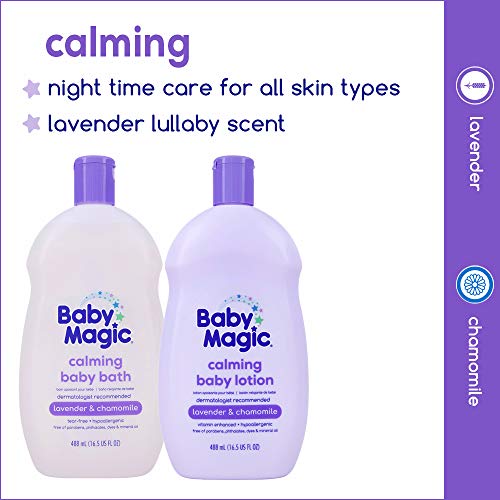 Baby Magic Calming Lotion 16.5oz, Lavender & Chamomile, 6 Count from AmazonUs/NABU7