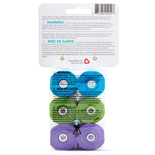 Munchkin Arm and Hammer Diaper Bag Refills, 6 Pack, 72 Bags from Munchkin