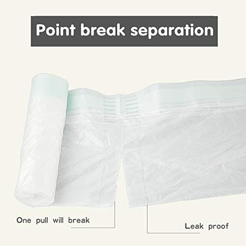 100 Pack Portable Travel Universal Potty Chair Liners with Drawstring Training Toilet Seat Potty Bags Cleaning Bag for Kids Toddlers Adults Pets Outdoors (44 x 24 cm) from WooWan