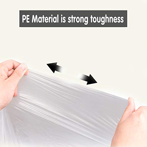 100 Pack Portable Travel Universal Potty Chair Liners with Drawstring Training Toilet Seat Potty Bags Cleaning Bag for Kids Toddlers Adults Pets Outdoors (44 x 24 cm) from WooWan