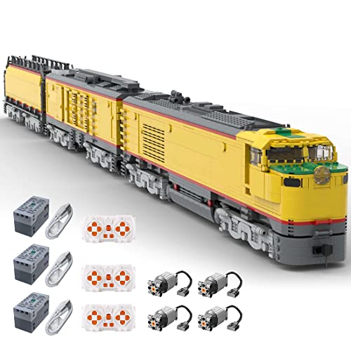 Ottima Train Building Kit with Remote Control, Dynamic Retro Locomotive Train Building Model Set Toys for Kids Boys Adults Compatible with LEGO - 4242 PCS from Ottima