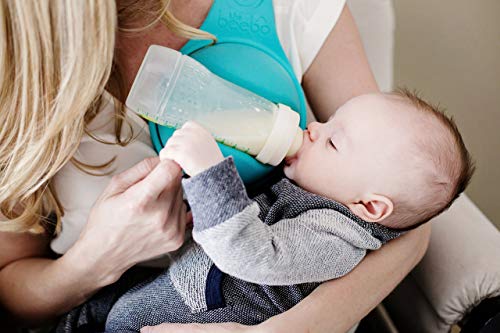 The Beebo Hands Free Bottle Holder, Upgraded â New and Improved, Teal | Baby Bottle Holder â Suitable for Most Bottle Sizes, Enhance Feeding Time for Parents and Caregivers| Anti Slip Free Hand Bottle from the beebo