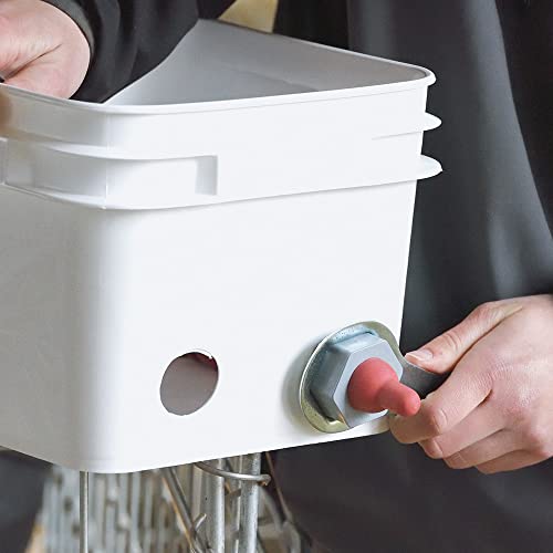 Premier Lamb 'N' Goat Kid Orphan Feeding Bucket (2 Gallon, 4 Teat Units) from Premier 1 Supplies