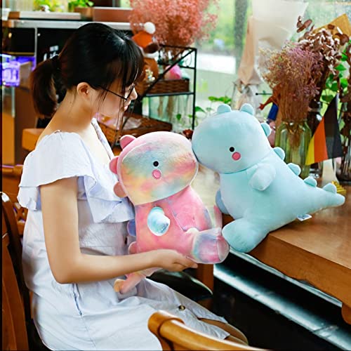 Cute Dinosaur Plush Toys, Fat Dinosaur Stuffed Animals Toys Dolls, Soft Plush Stuffed Animal Dino Plushie, Birthday Gifts for Kids Girls Boys Colorful 20 inch by Vhyhcy