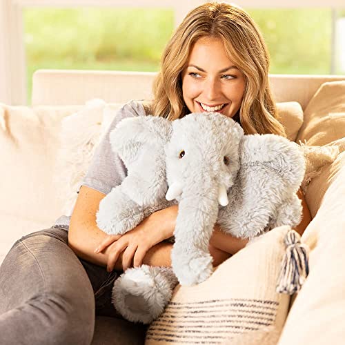 Vermont Teddy Bear Stuffed Elephant - Oh So Soft Elephant Stuffed Animal, Plush Toy, Gray, 18 Inch from Vermont Teddy Bear