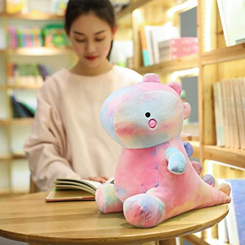Cute Dinosaur Plush Toys, Fat Dinosaur Stuffed Animals Toys Dolls, Soft Plush Stuffed Animal Dino Plushie, Birthday Gifts for Kids Girls Boys Colorful 20 inch by Vhyhcy