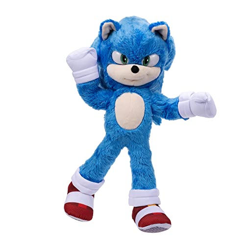 Sonic The Hedgehog 412634-PB, Sonic Plush by Jakks