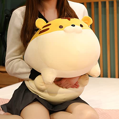 Auspicious beginning Stuffed Animal Tiger Plush Toy Anime Kawaii Tigers Soft Pillow, Plush Toy Gifts for Adults (19.6") from Auspicious beginning