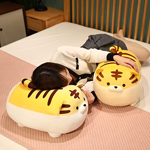 Auspicious beginning Stuffed Animal Tiger Plush Toy Anime Kawaii Tigers Soft Pillow, Plush Toy Gifts for Adults (19.6") from Auspicious beginning
